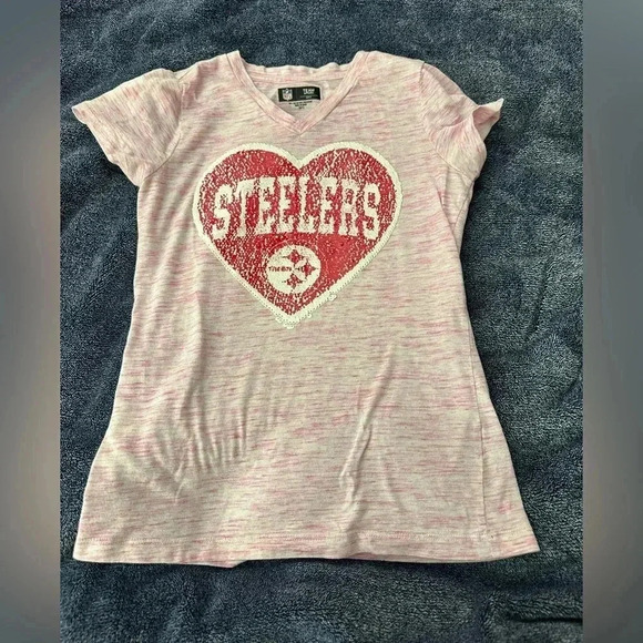 NFL size 10/12 Steelers sequin changing shirt - Picture 1 of 5